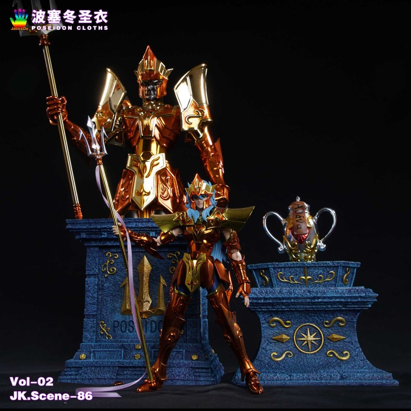 【Pre order】JacksDo Studio Saint Seiya Poseidon Cloths Three Gods Cloths Vol.2 Resin statue