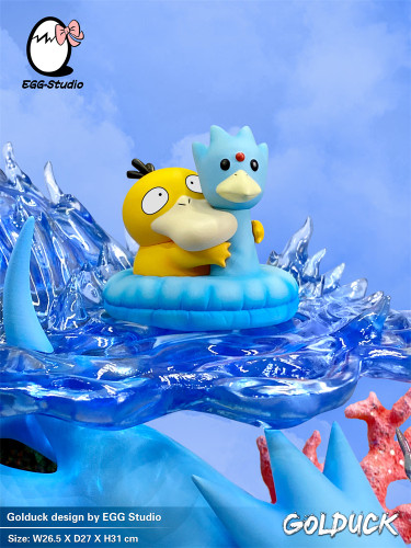 【In Stock】EGG-Studio Pokemon Psyduck Evolutionary group Resin statue