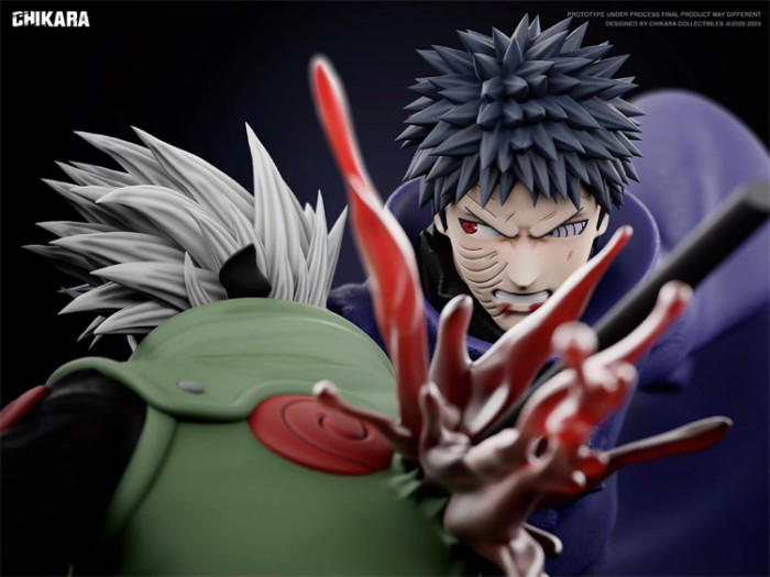 Pre order】CHIKARA STUDIO Naruto Hatake Kakashi Vs Uchiha Obito 1 