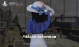 【In Stock】FREEDOM STUDIO Attack on Titan childhood Mikasa·Ackerman Resin Statue