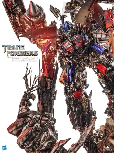 【Pre order】Queen Studio Transformers Jetpower Optimus Prime VS Megatron Resin Statue (Copyright)