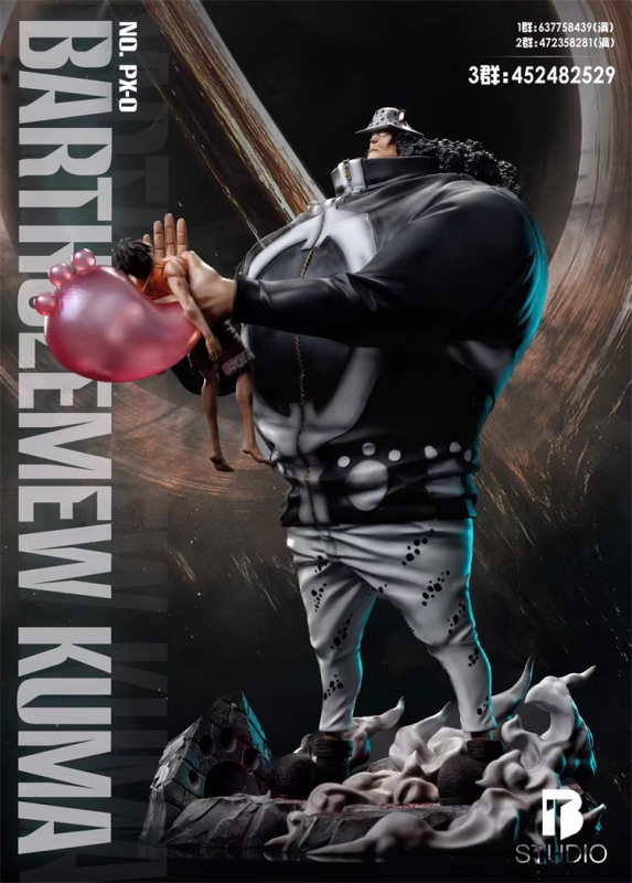 【Pre order】BT Studio One Piece ka Shichibukai Bartholemew Kuma Resin Statue