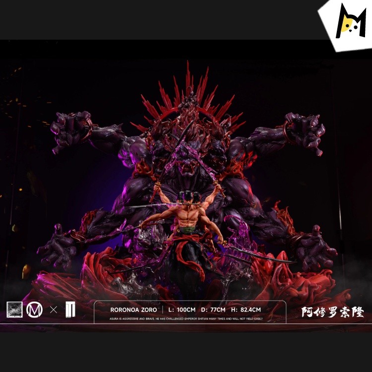 【In Stock】Iron Curtain Studio One Piece Asura Roronoa Zoro Resin Statue