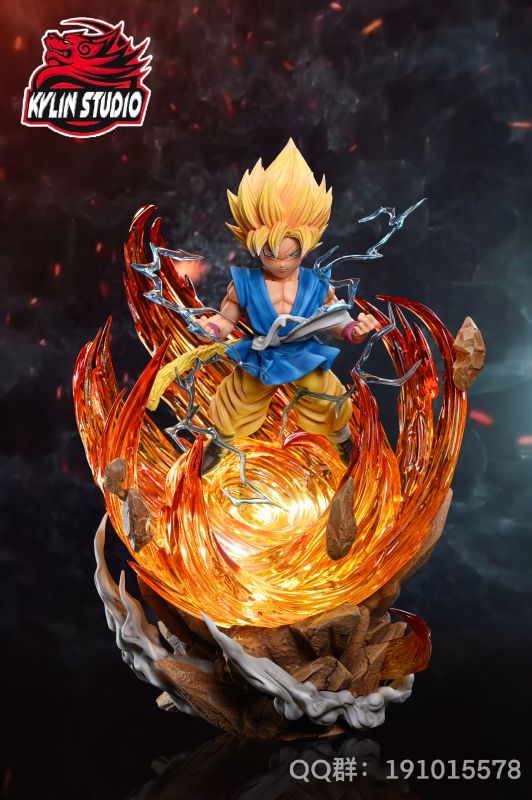 【In Stock】Kylin Studio Dragon Ball SS3 Son Goku Resin Statue