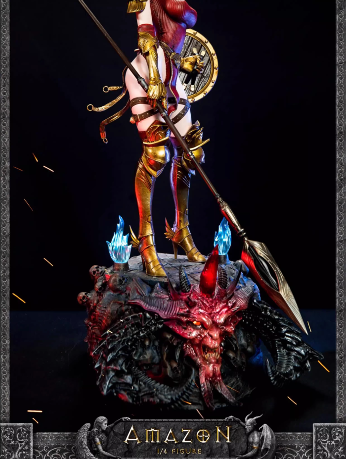 In Stock】CorgiProGKit x Dtalon Studio Diablo Amazon 1/4 Resin Statue