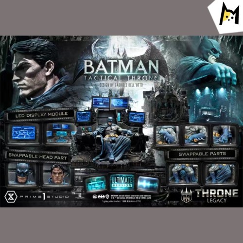 【Pre order】Prime 1 Studio TLCDC-01UTS DC Batman Tactical Throne 1/4 Resin Statue (Copyright)