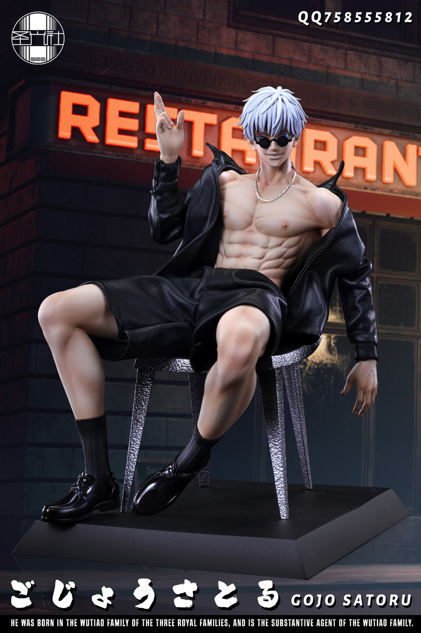 In Stock】SGS Studio Jujutsu Kaisen Gojo Satoru R18 Resin Statue