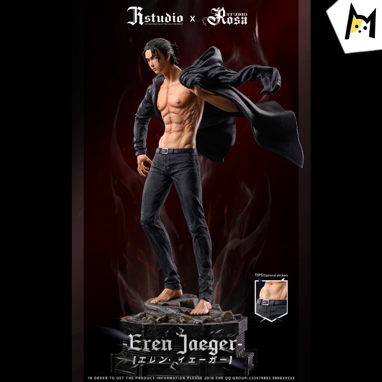 【Pre order】JR & Rosa Studio Attack on Titan 1/4 Eren Jaeger R18