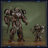 【In Stock】TONGSHIFU Beast Wars：Transformers Copyright Bronze Statue