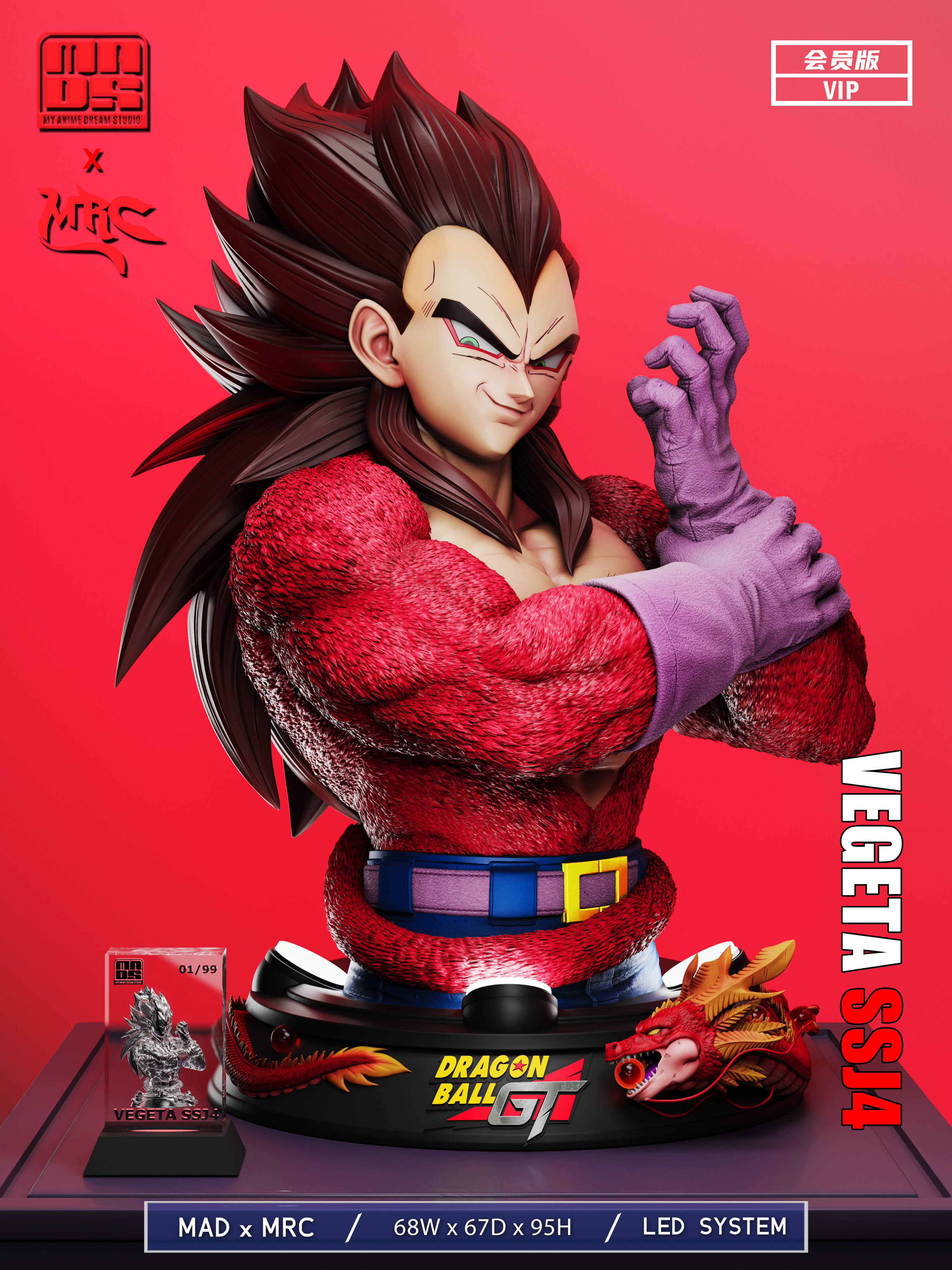 MADS X MRC SSJ4 Goku Bust 1/1