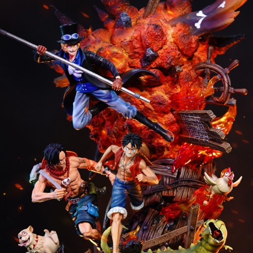 【In Stock】Soul Wing Studio One Piece Bond Luffy , Ace And Sabo (Copyright)