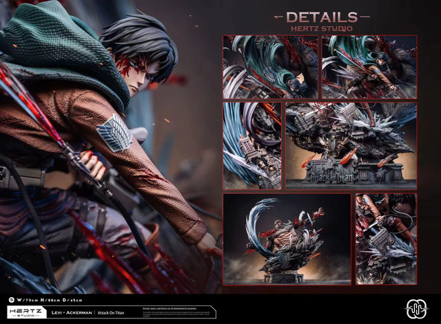 【In Stock】Hertz Studio  1/6 Levil vs Beast titan