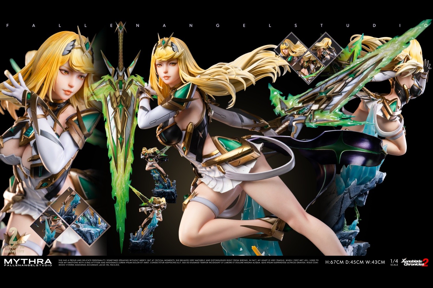 【Pre order】FA STUDIO 1/4 Xenoblade Chronicles Mythra