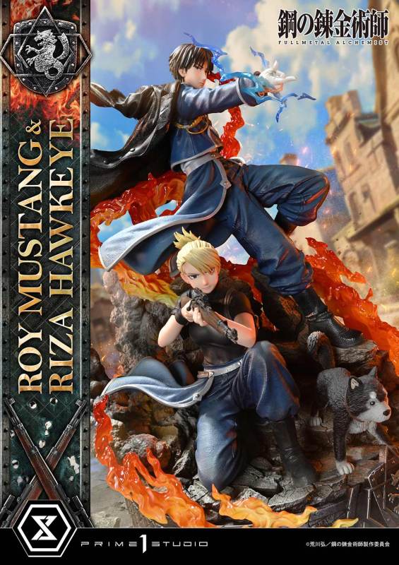 【Pre order】Prime 1 Studio 1/6 Fullmetal Alchemist Roy Mustang & Riza Hawkeye (Copyright)