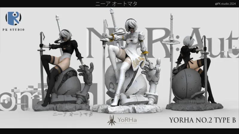 【Pre order】PK Studio 1/6 & 1/4 NieR:Automata 2B