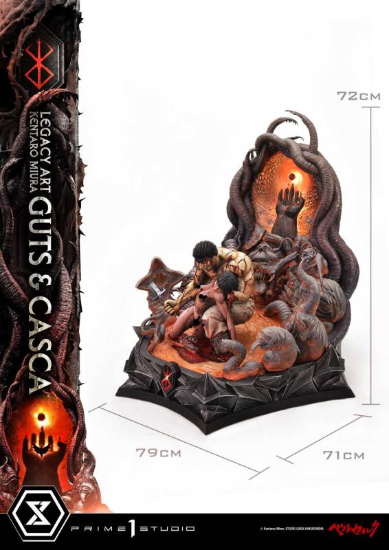 【Pre order】Prime 1 Studio 1/4 Berserk Kentaro Miura series Guts & Casca LABR-03S (Copyright)