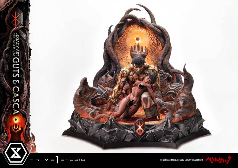 【Pre order】Prime 1 Studio 1/4 Berserk Kentaro Miura series Guts & Casca LABR-03S (Copyright)