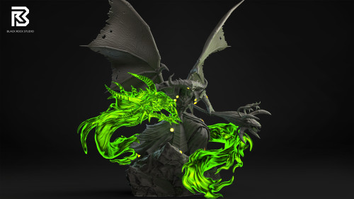 【Pre order】Black Rock Studio - World of Warcraft Warlock & Zakun