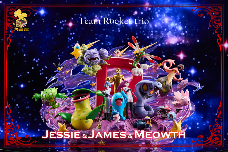 【Pre order】Stone Studio 1/20 Pokemon Team Rocket trio Jessie & James & Meowth