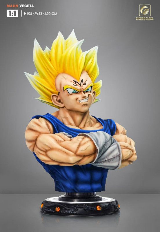 【Pre order】Figure Class Studio 1/1 Bust Majin Vegeta With LED
