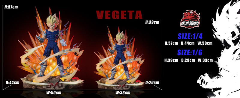 【In Stock】Kylin Studio 1/4 Dragon Ball Majin Vegeta