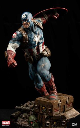 【In Stock】XM Studio 1/4 Ultimate Captain America Ver A (Copyright)