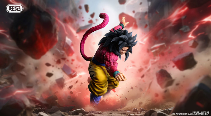 【Pre order】Wang Ji Studio 1/6 Dragon Ball Super Saiyan 4 Son Goku