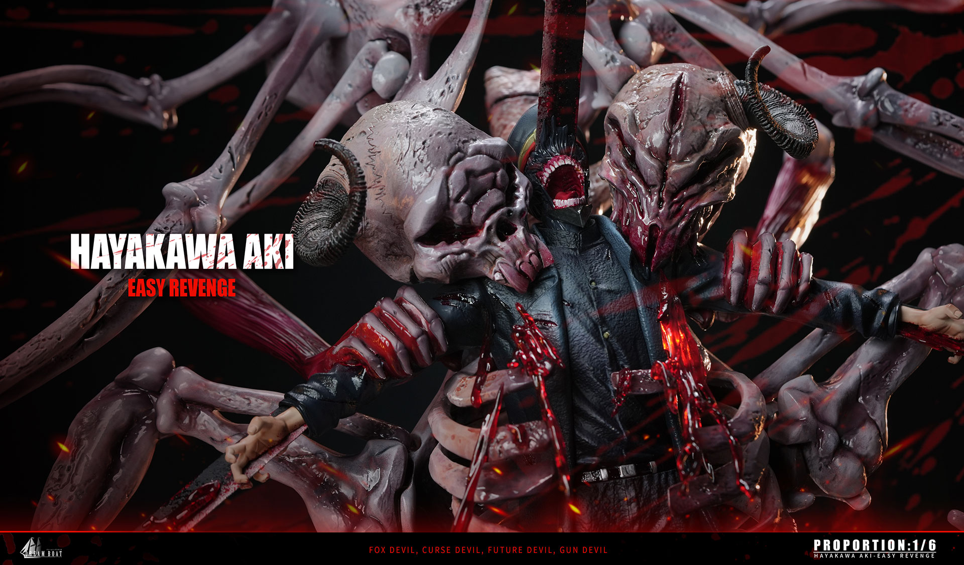 Iamashiwakaページ★+5DD Pre order】DBS Studio 1/6 Chainsaw Man Hayakawa Aki