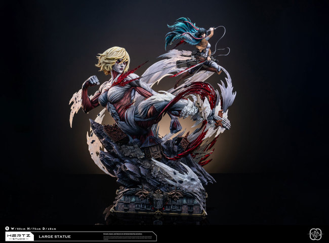 【Pre order】Hertz Studio - Attack on Titan Mikasa Ackerman VS Female Titan