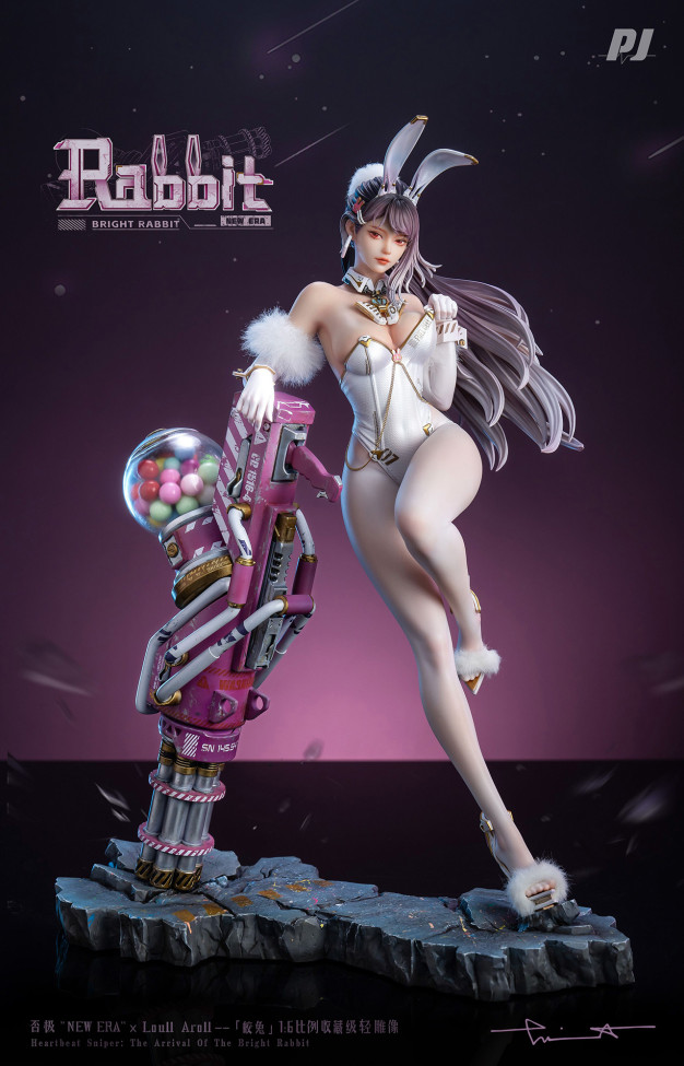 【Pre order】PIJI Studio - PVC New Era × Loull AroLL White Rabbit (Copyright)