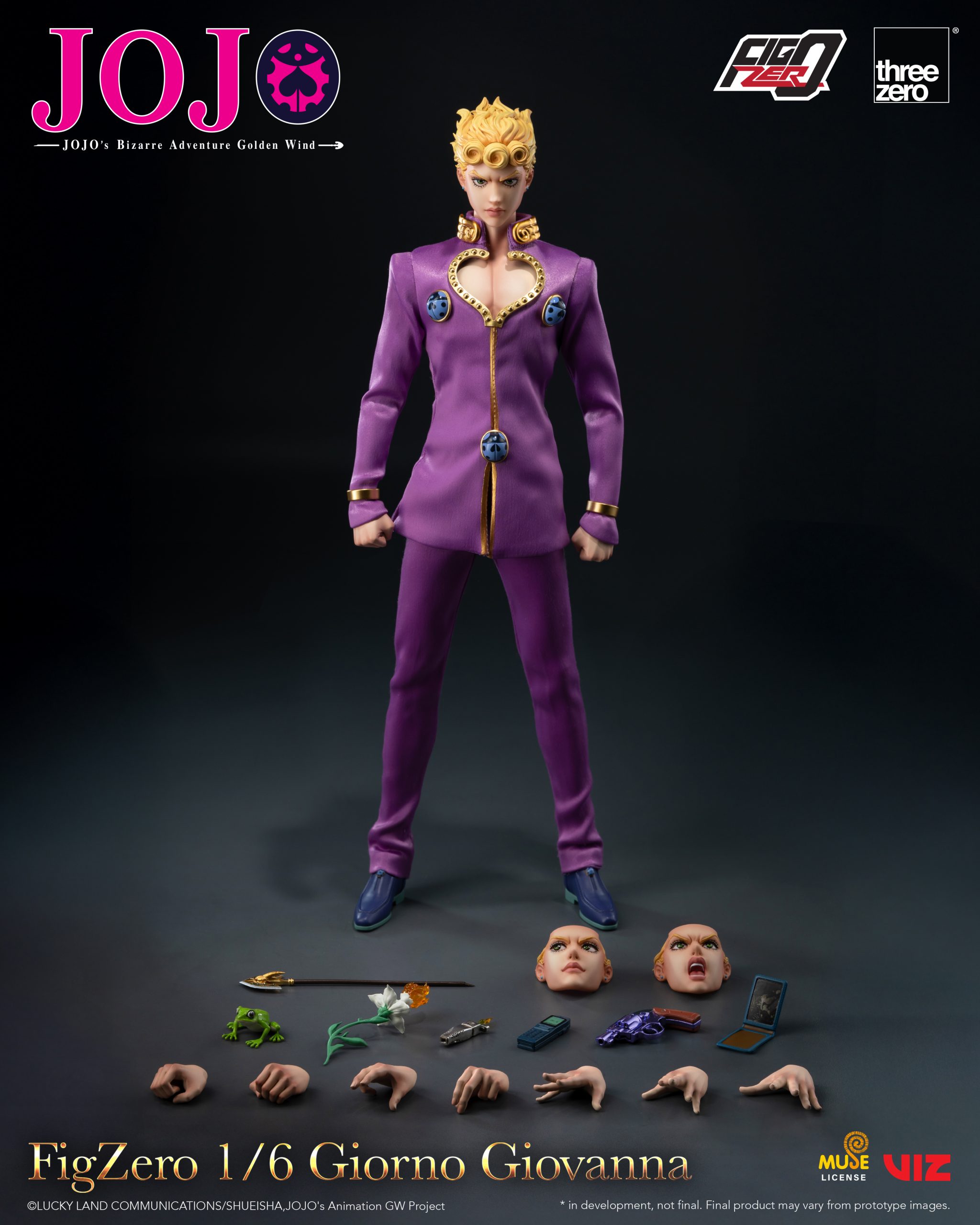 Pre order】Threezero 1/6 JoJo's Bizarre Adventure: Golden