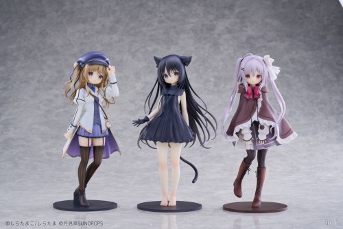 【Pre order】Sundrops 1/7 PVC Hoshizora Tetsudou to Shiro no Tabi Noir & Karha & Neri (Copyright)