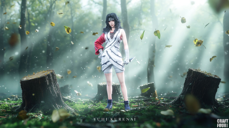 【Pre order】Craft Four Studio 1/8 Naruto Yūhi Kurenai