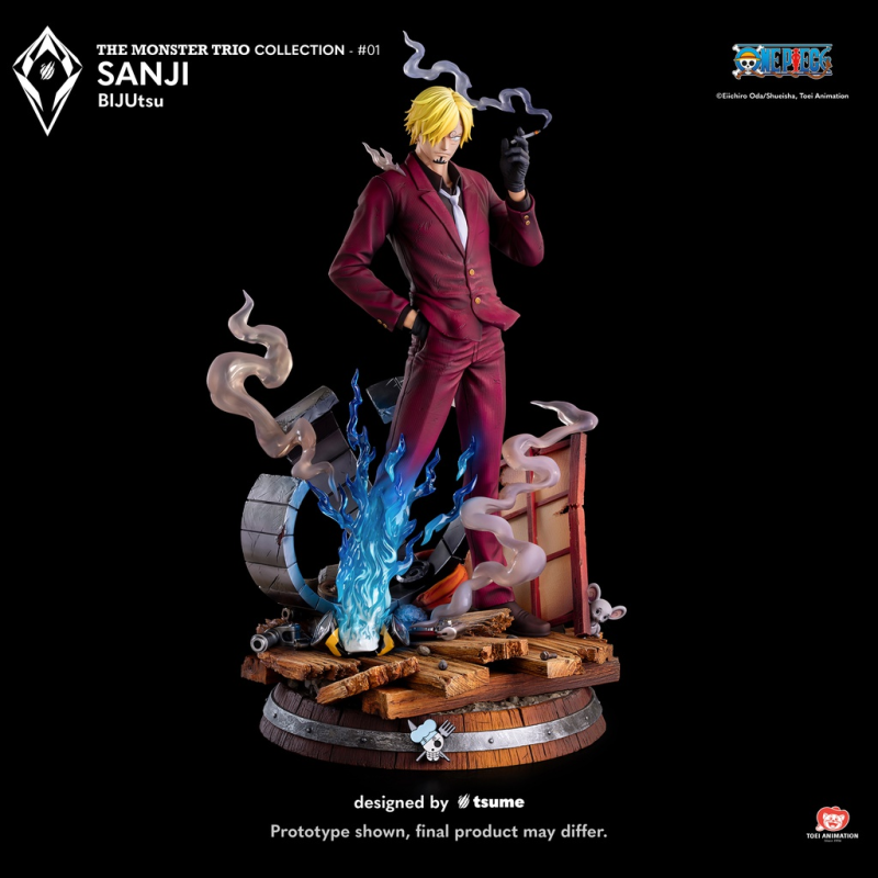 【Pre order】Tsume Studio 1/4 The Monster Trio Collection One Piece Sanji
