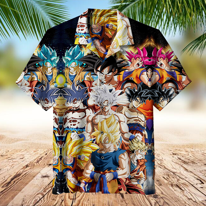 dragon ball hawaiian shirt