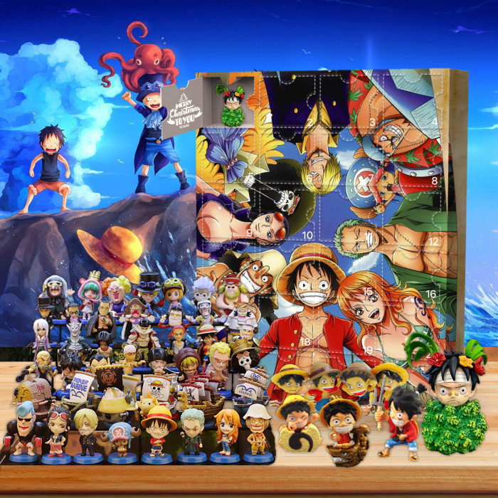 Us 49 99 One Piece Advent Calendar 24 Pocket Pop Vinyl Figures Www Guyastrid Com