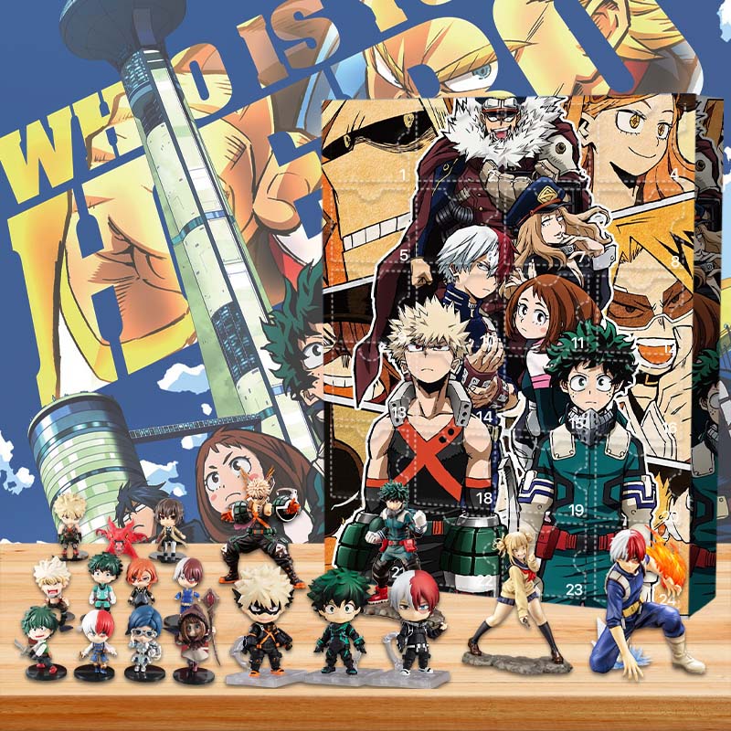 My Hero Academia Advent Calendar Customize and Print