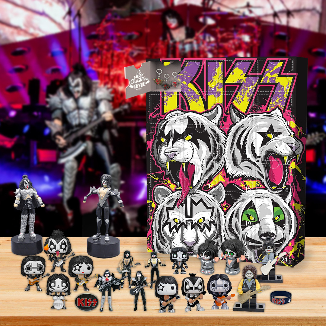 US 42.99 KISS Rock Band Advent Calendar The One With 24 Little