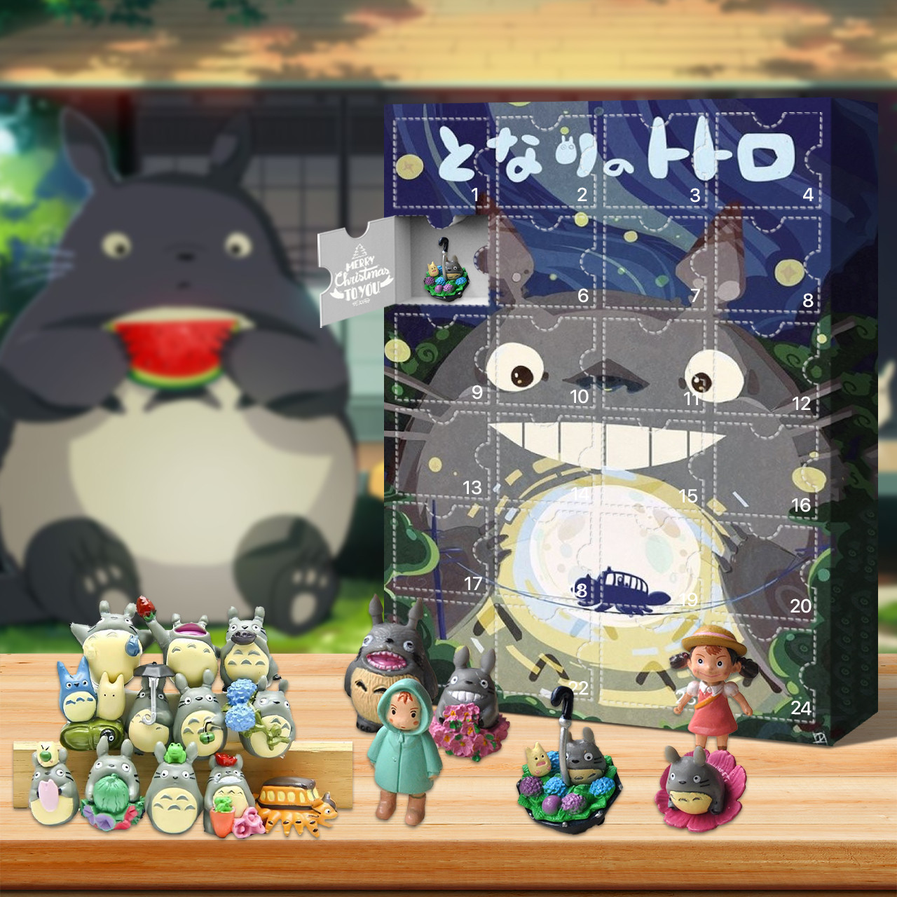 US 39.99 2021 My Neighbor Totoro Advent Calendar The One With 24