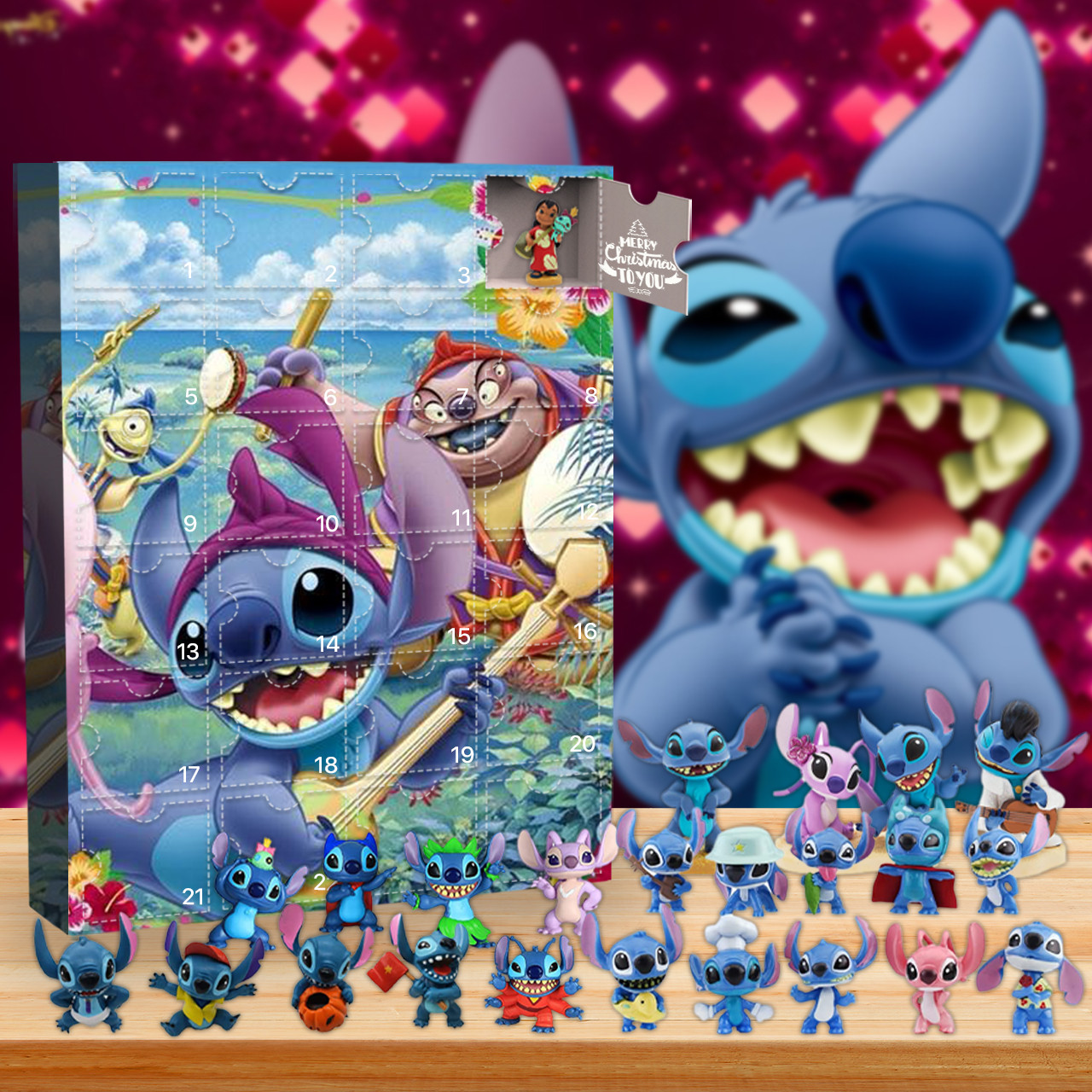 US 39.99 Stitch Advent Calendar🎁24 Gifts Are In It