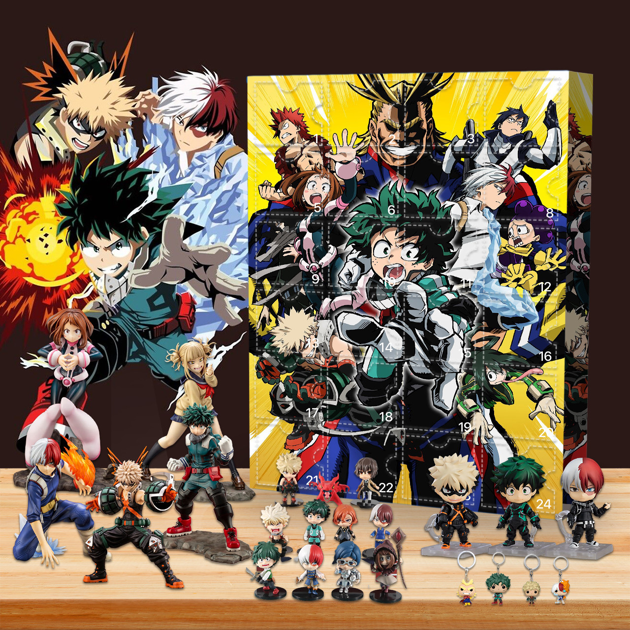  49.99 2021 My Hero Academia Advent Calendar 24 Gifts Are In It
