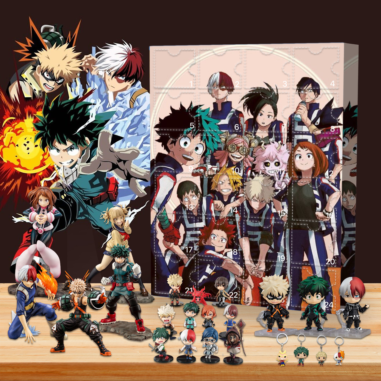  49.99 2021 My Hero Academia Advent Calendar 24 Gifts Are In It