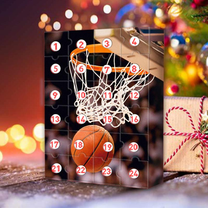 Basketball Christmas 2021 Us 39 99 2021 Christmas Basketball Fan Advent Calendar Www Martnin Com