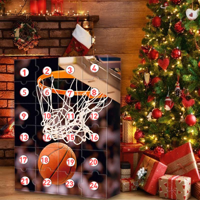 Basketball Christmas 2021 Us 39 99 2021 Christmas Basketball Fan Advent Calendar Www Martnin Com