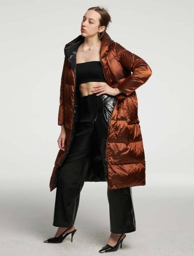 Maxi Hooded Puffer Jacket