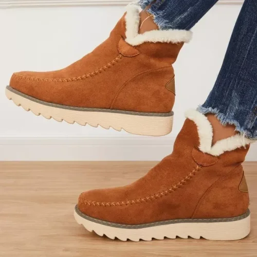 Classic Non-Slip Ankle Snow Booties Warm Fur Boots（ 𝗯𝘂𝘆 𝟮 𝗴𝗲𝘁 𝟭𝟬% 𝗼𝗳𝗳 ）