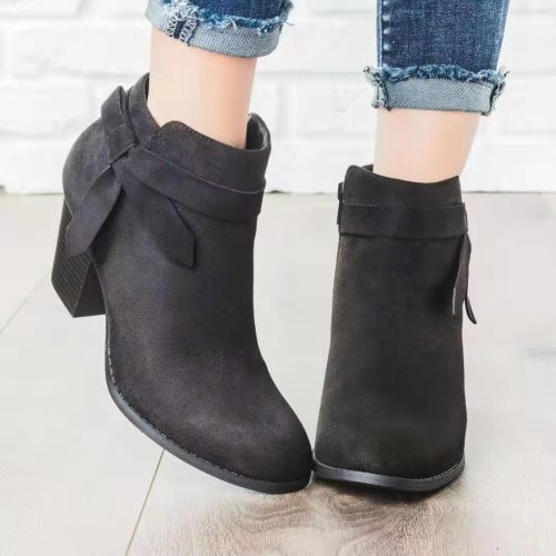 UGG New style suede bow zipper women's shoes for autumn and winter（buy 2 get more 10％off）