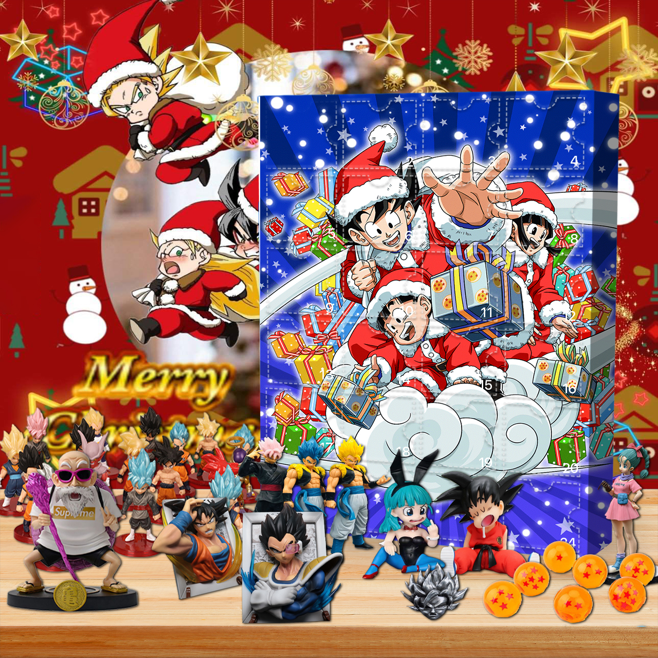 US 59 99 Yalebertt Dragon Ball Christmas Advent Calendar 2021 
