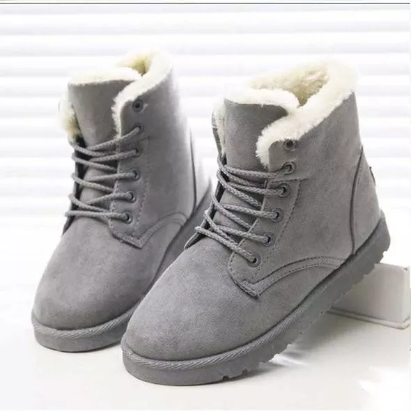 𝗨𝗚𝗚®Women Warm Fur Waterproof Ankle Snow Boots(BUY 2 GET 10$ OFF!!!)