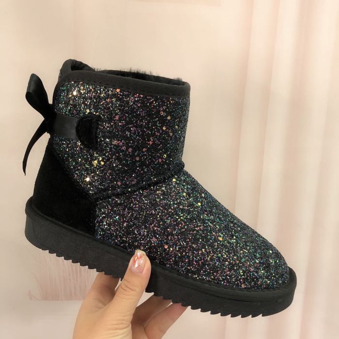 𝗨𝗚𝗚®Mini Bailey Bow Pink Sparkle Boots(BUY 2 GET 10$ OFF!!!)